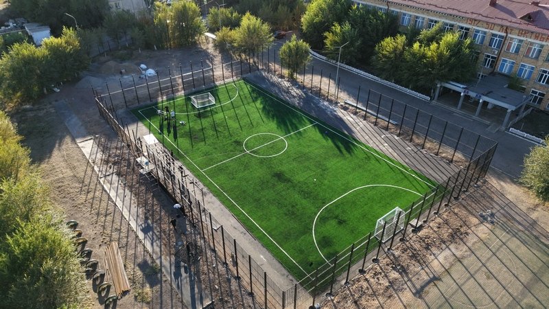 Саран оқушылары FIFA Quality PRO деңгейіндегі футбол алаңына ие болды