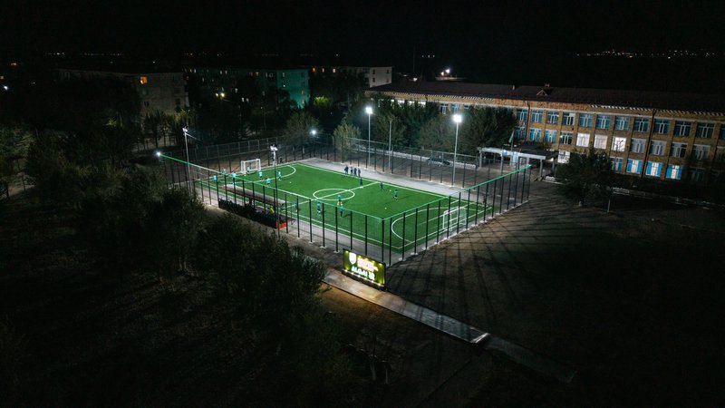 Саран оқушылары FIFA Quality PRO деңгейіндегі футбол алаңына ие болды