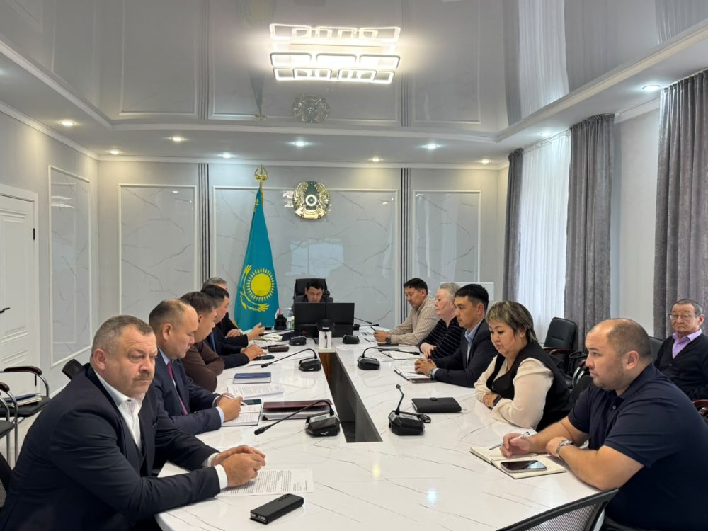 Аудан әкімі Аңбаев Р.Ә. облыс әкімдігінің отырысына қатысты
