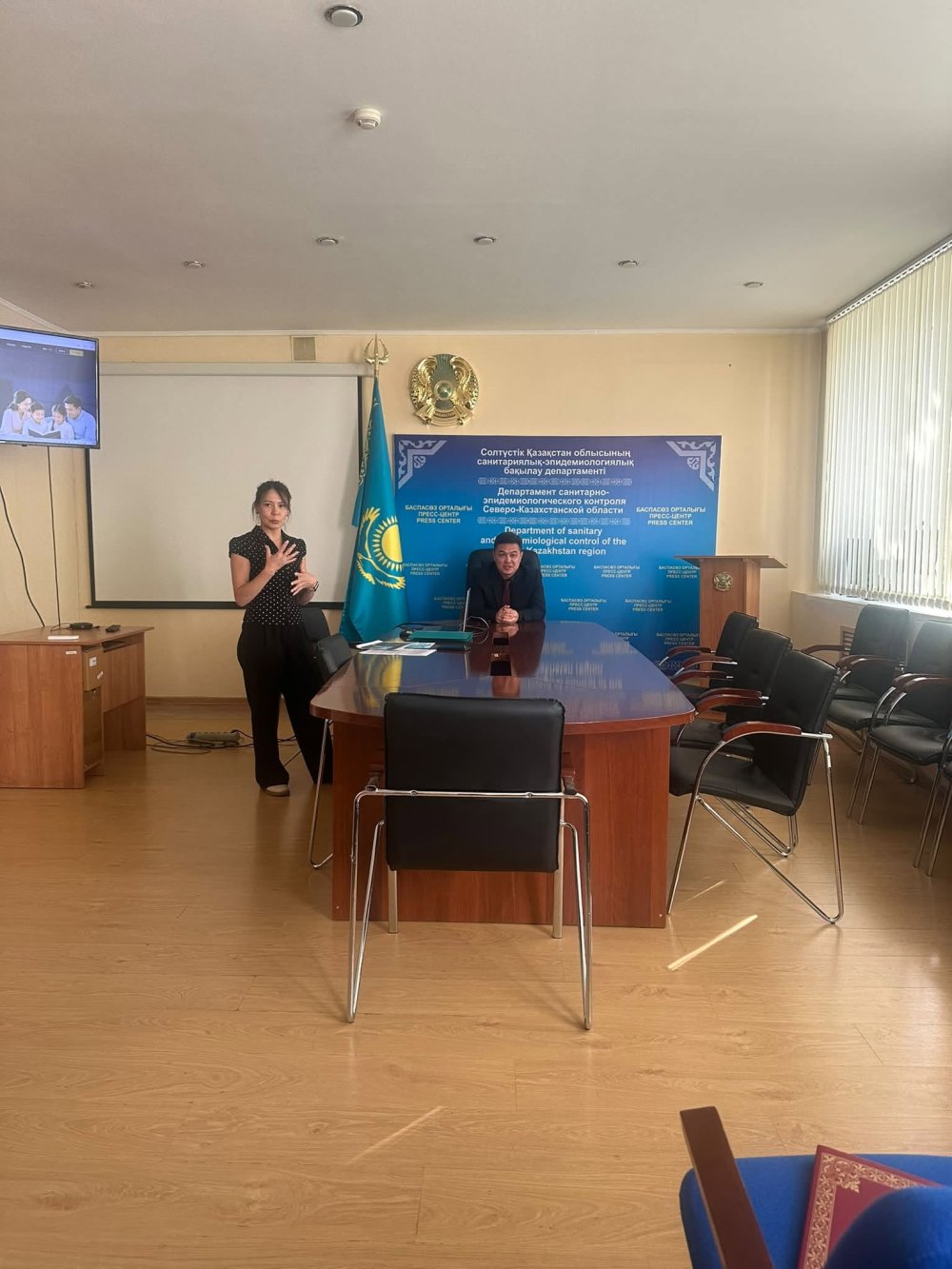 СҚО СЭБД-де «Кітап оқитын ұлт» республикалық марафоны аясында кездесу өтті