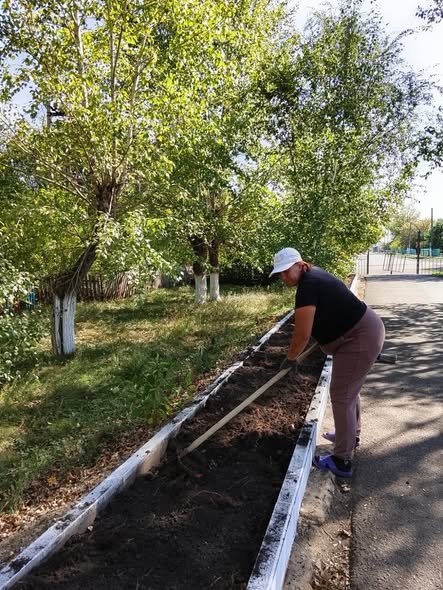 🌿 «Таза Қазақстан»: Бірлік ауылында абаттандыру жұмыстары жалғасуда