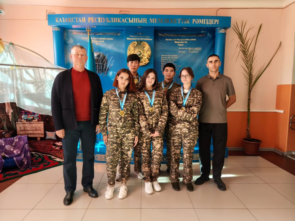 Ғабит Мүсірепов ауданының оқушылары облыстық «Әскери істің негіздерін қаншалықты білесің?» атты патриоттық викторинада жалпыкомандалық І ОРЫНДЫ иеленді!