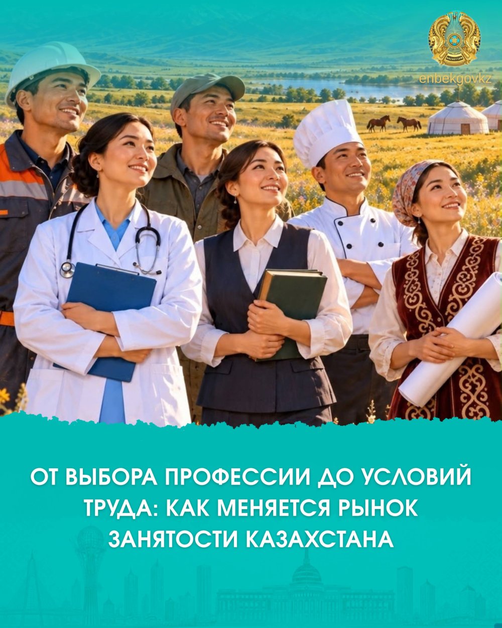 МАМАНДЫҚ ТАҢДАУДАН ЕҢБЕК ЖАҒДАЙЫНА ДЕЙІН: ҚАЗАҚСТАННЫҢ ЖҰМЫСПЕН ҚАМТУ НАРЫҒЫ ҚАЛАЙ ӨЗГЕРІП ЖАТЫР