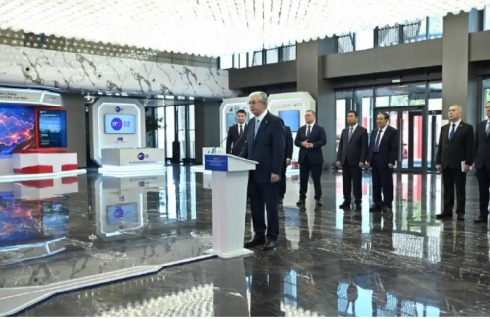 Мемлекет басшысы жүгері өңдеу зауытын іске қосу рәсіміне қатысты