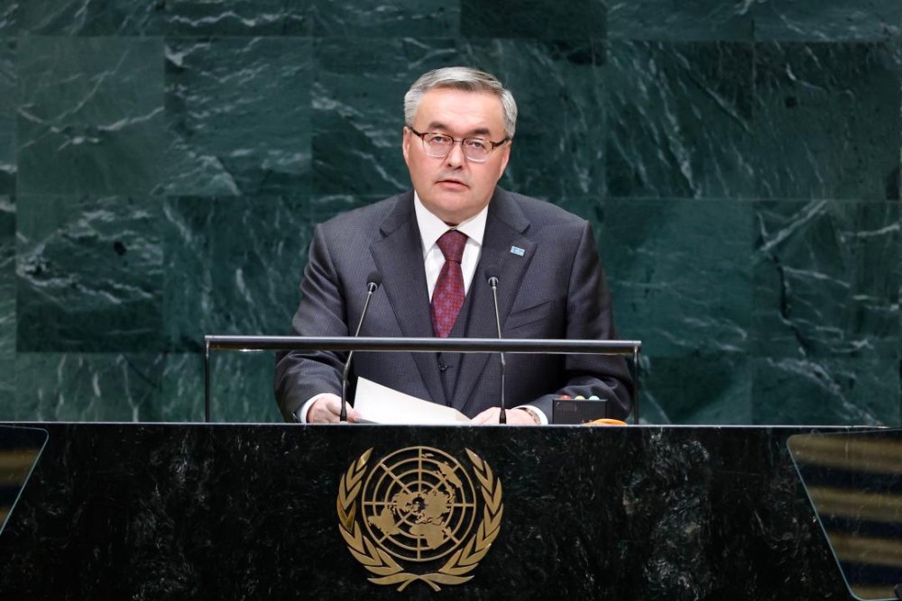 Қазақстан СІМ басшысы БҰҰ Бас Ассамблеясының 81-сессиясының жалпы пікірсайысында сөз сөйледі