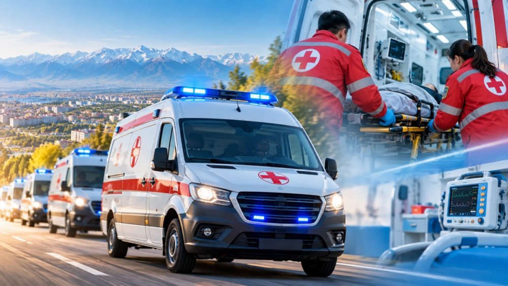 Жамбыл облысында жедел жәрдем қызметіне 60 жаңа санитарлық автокөлік алынды