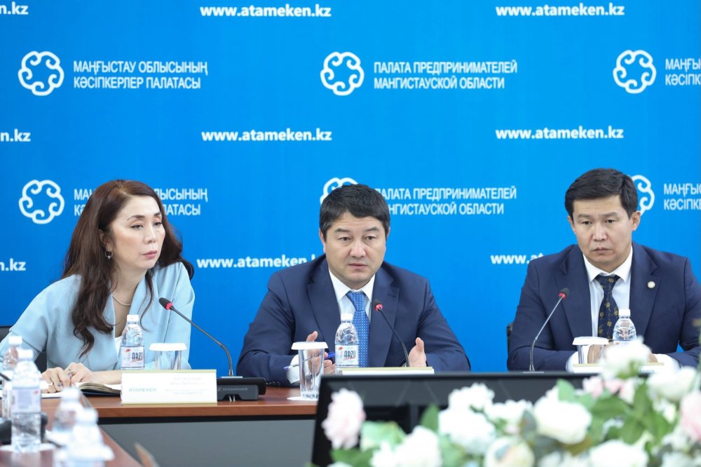 МАҢҒЫСТАУДА ЖЕРГІЛІКТІ ӨНДІРУШІЛЕРДІ ҚОЛДАУ ТЕТІКТЕРІН КЕҢЕЙТУ МӘСЕЛЕСІ ТАЛҚЫЛАНДЫ