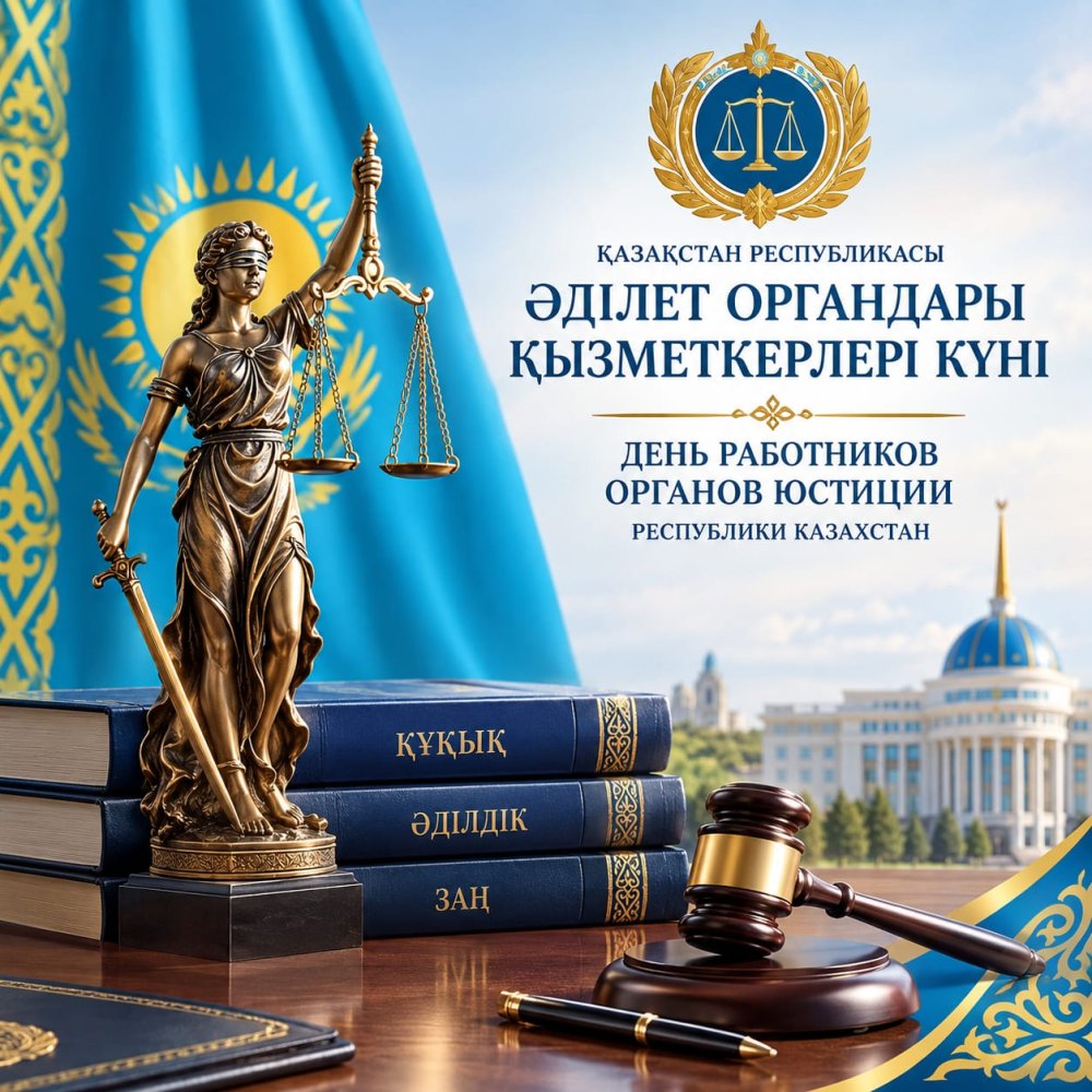 С днем органов юстиции Республики Казахстан!