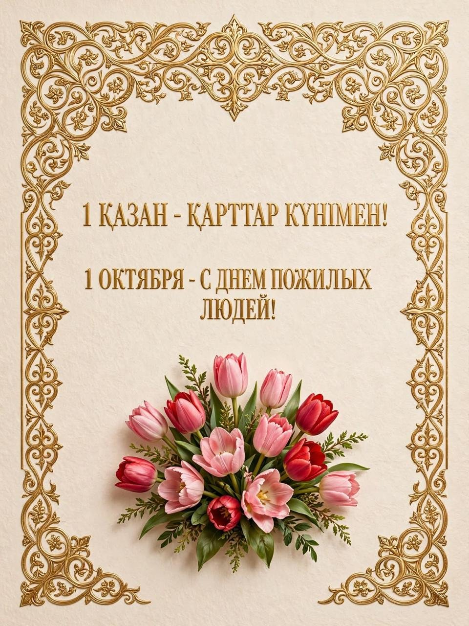 Қарттар күні құтты болсын!