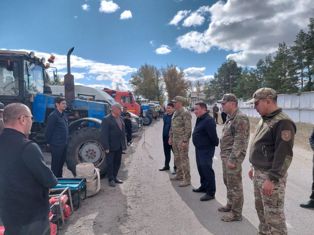 Успен ауданында азаматтық қорғаныстың кешенді оқу-жаттығуы өткізілді