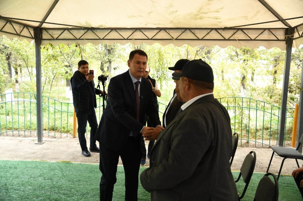 ОТЫРАР АУДАНЫНЫҢ ӘКІМІ ТЕМІР АУЫЛ ОКРУГІНІҢ ТҰРҒЫНДАРЫМЕН КЕЗДЕСТІ