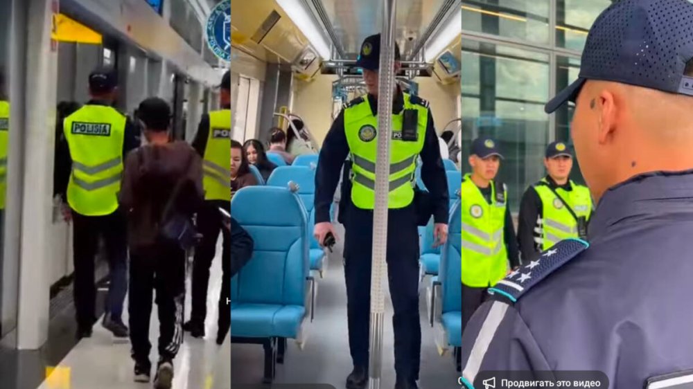 Көлік полицейлері LRT станцияларында қоғамдық тәртіпті сақтауға ерекше мән беруде