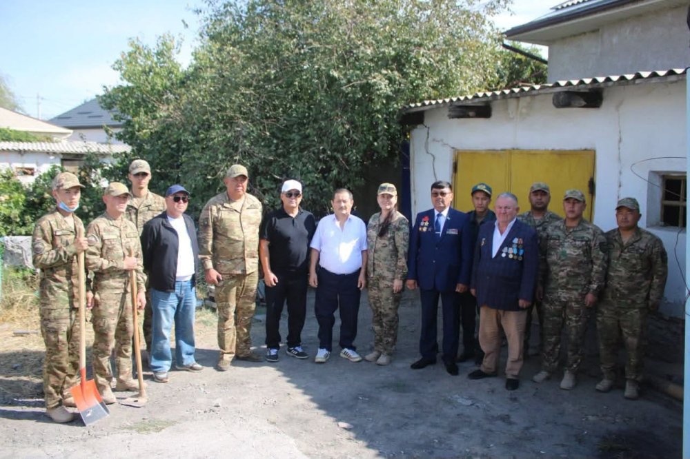 ТҮРКІСТАНДА АУҒАН СОҒЫСЫНЫҢ АРДАГЕРІН ҚАРТТАР КҮНІМЕН ҚҰТТЫҚТАДЫ