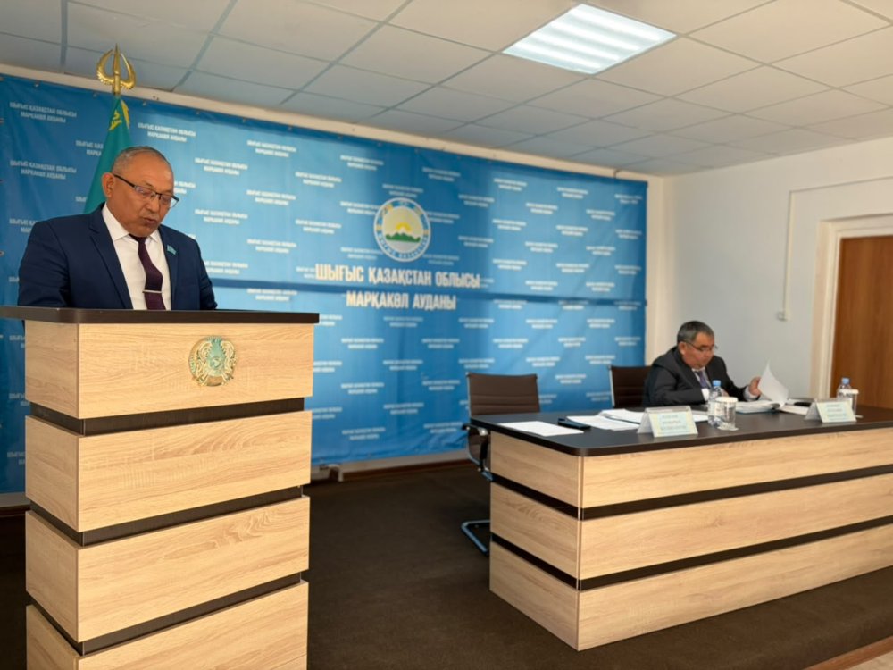 Марқакөл ауданы мәслихатының кезекті қырық төртінші сессиясы өтті