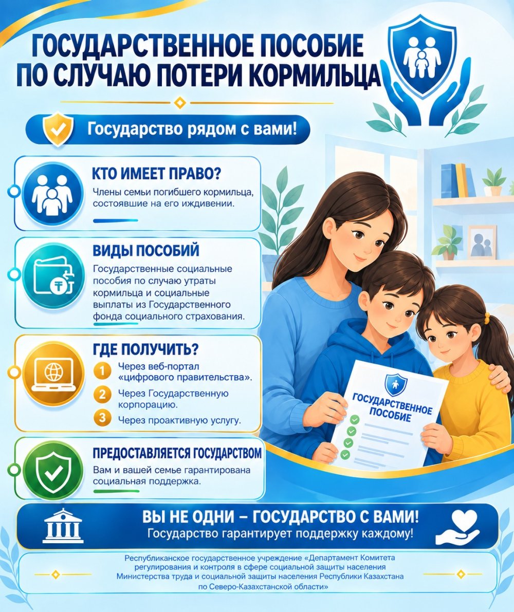 Асыраушысынан айырылған отбасы мүшелеріне берілетін мемлекеттік әлеуметтік жәрдемақы кімдерге тағайындалады?