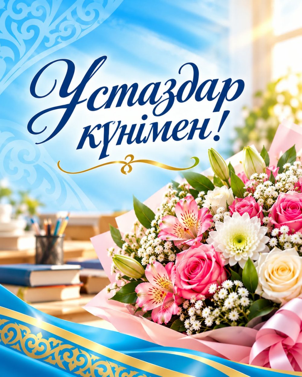 Құрметті ұстаздар, педагогикалық еңбек ардагерлері!