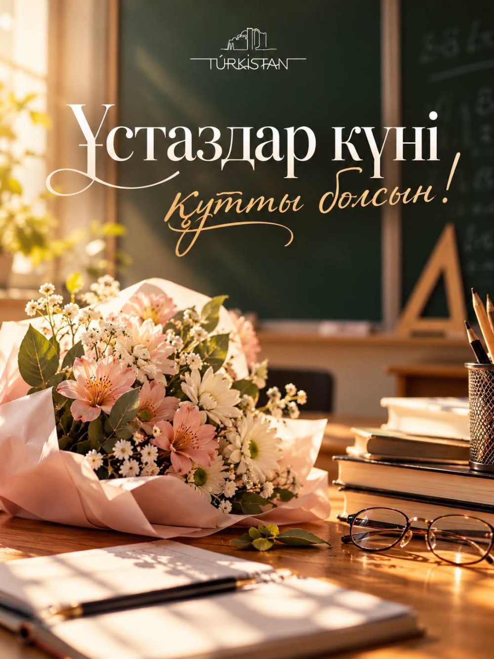 ҰСТАЗДАР КҮНІ ҚҰТТЫ БОЛСЫН!