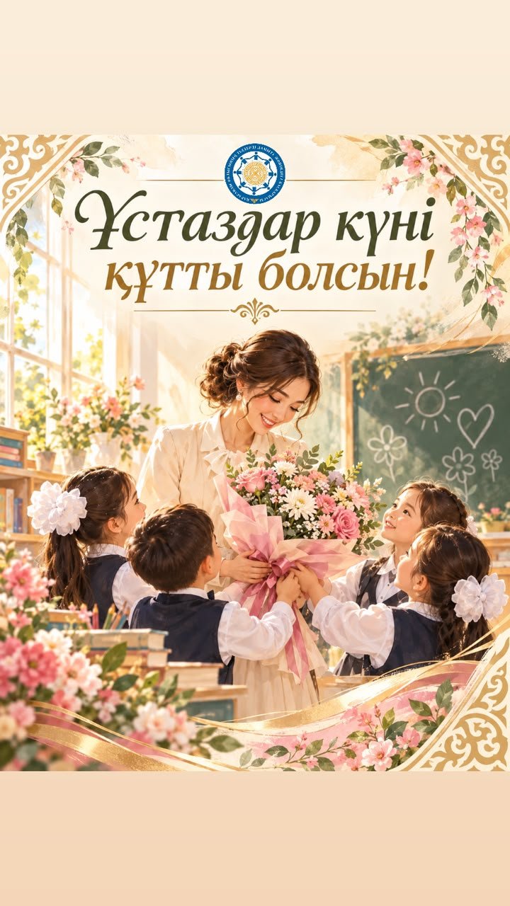 Ұстаздар күні құтты болсын!