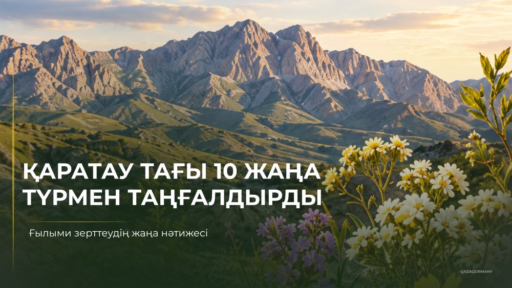 Қаратау флорасы 10 жаңа өсімдік түрімен толықты