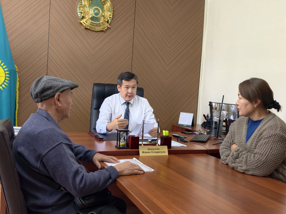 Азаматтарды жеке қабылдау өтті