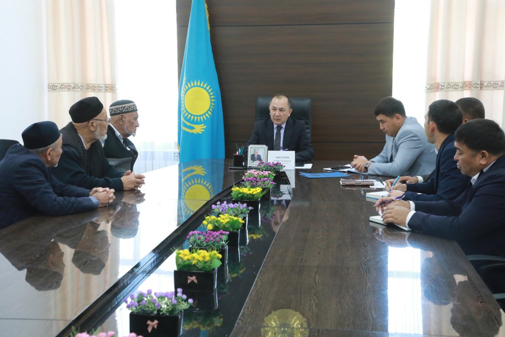 САРЫАҒАШ АУДАНЫНЫҢ ӘКІМІ ТҰРҒЫНДАРДЫҢ ЖЕКЕ МӘСЕЛЕЛЕРІ БОЙЫНША ҚАБЫЛДАУ ӨТКІЗДІ
