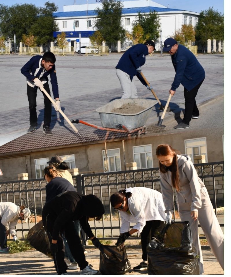 WORLD CLEANUP DAY: ИСАТАЙ АУДАНЫНДА КӨЛЕМДІ ТАЗАЛЫҚ АКЦИЯСЫ ӨТТІ