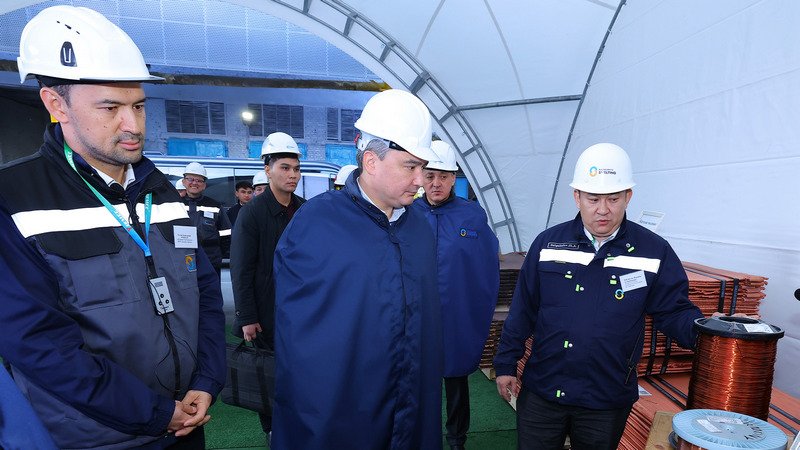 Олжас Бектенов Балқаш қаласындағы жүйе құраушы кәсіпорындар жұмысымен танысты
