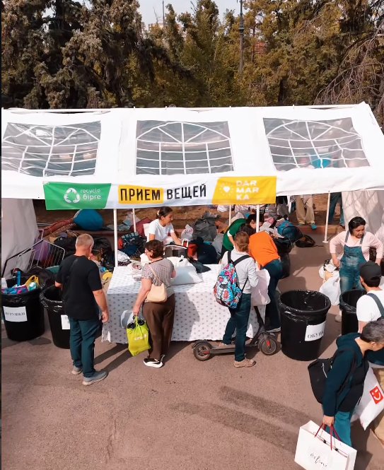 Алмалы ауданында «Recycle Бірге» ауқымды экологиялық акциясы өтті