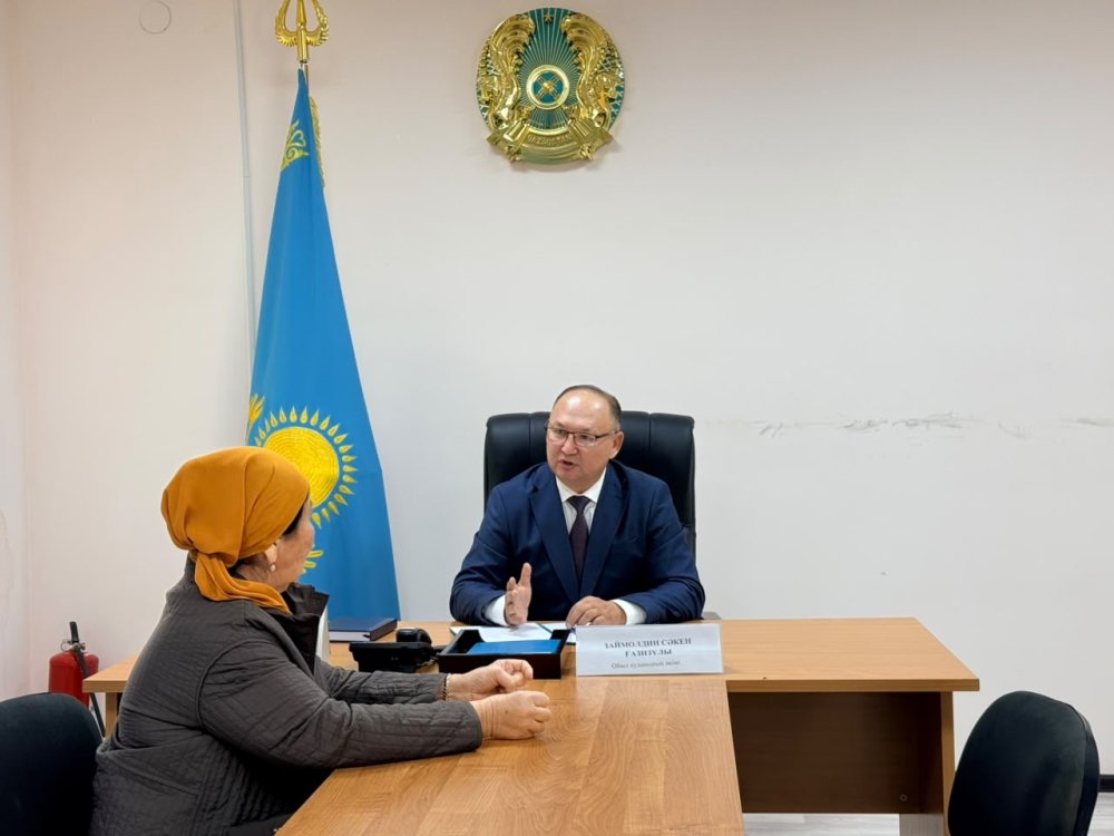 АУДАН ӘКІМІ ЖЕКЕ ҚАБЫЛДАУ ӨТКІЗДІ