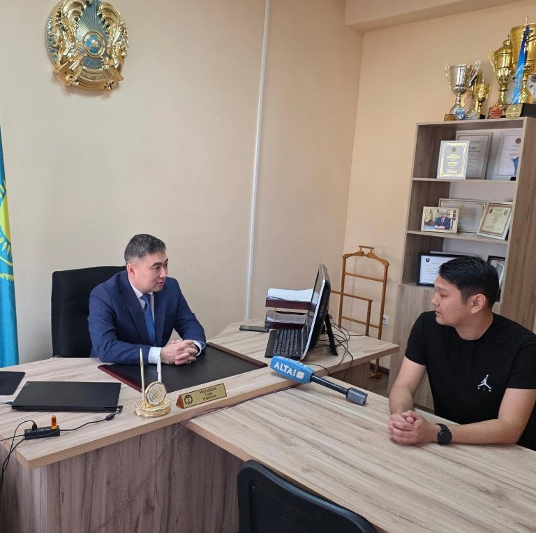 «Алтай» өңірлік телеарнасына Адам құқықтары жөніндегі ұлттық орталықтың Шығыс Қазақстан облысындағы өкілдігінің қызметіне қатысты сұхбат бердік. — Фотосурет 1