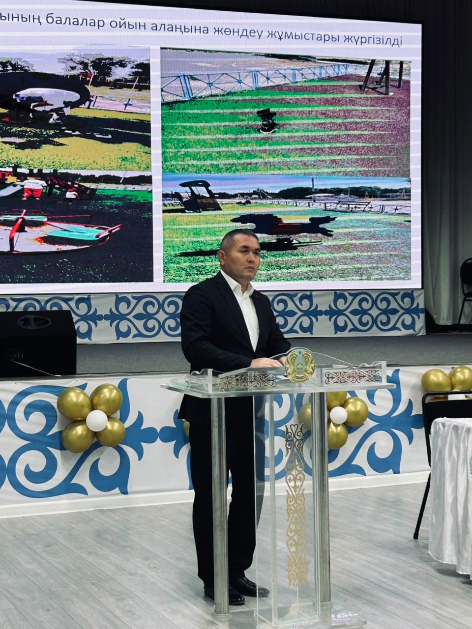 2026 жылғы 7 қазанда Елтай ауылдық округінің әкімі Әділбек Қазбекұлы Қаражиде ауылының тұрғындарымен есептік кездесу өткізді. — Фотосурет 5