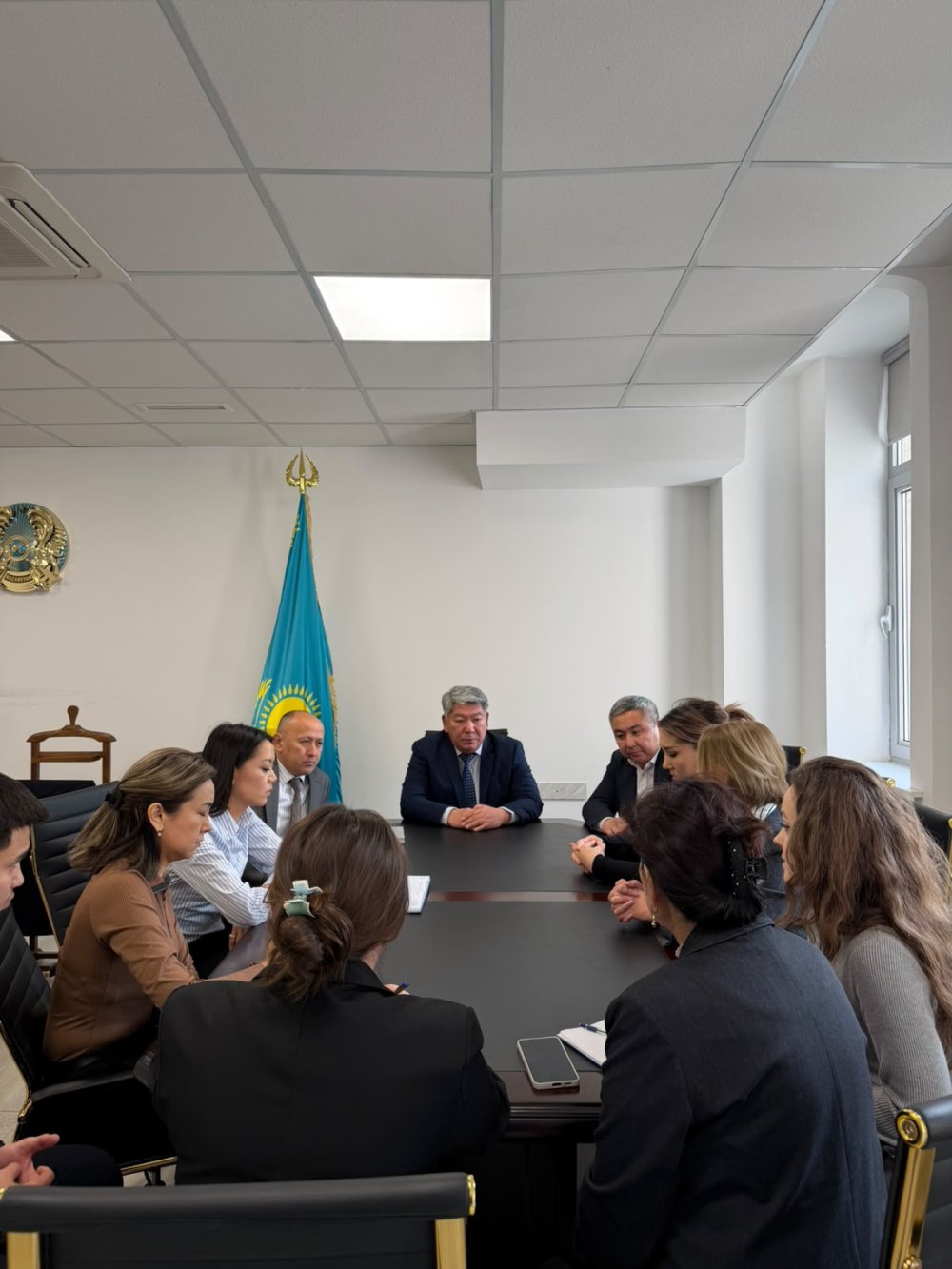 Мемлекеттік еңбек инспекциясы комитетінің Алматы қаласы бойынша департаменті Еңбек мобильділігі орталығымен бірлесіп жұмыс кездесуін өткізді — Фотосурет 1