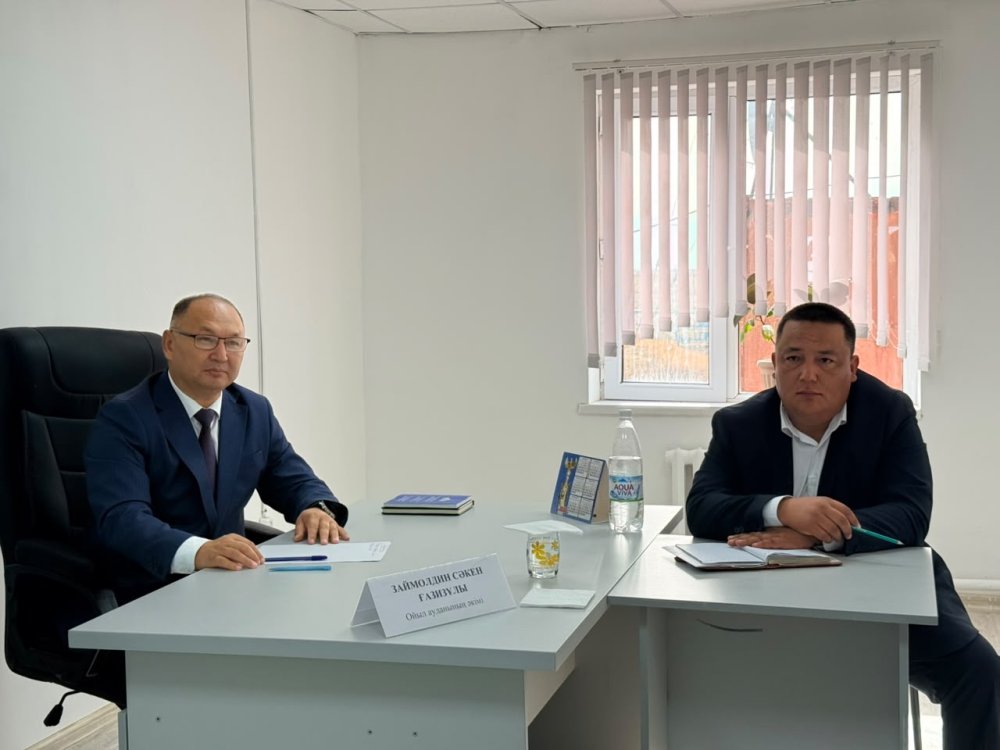 АУДАН ӘКІМІ ЖЕКЕ ҚАБЫЛДАУ ӨТКІЗДІ — Фотосурет 1