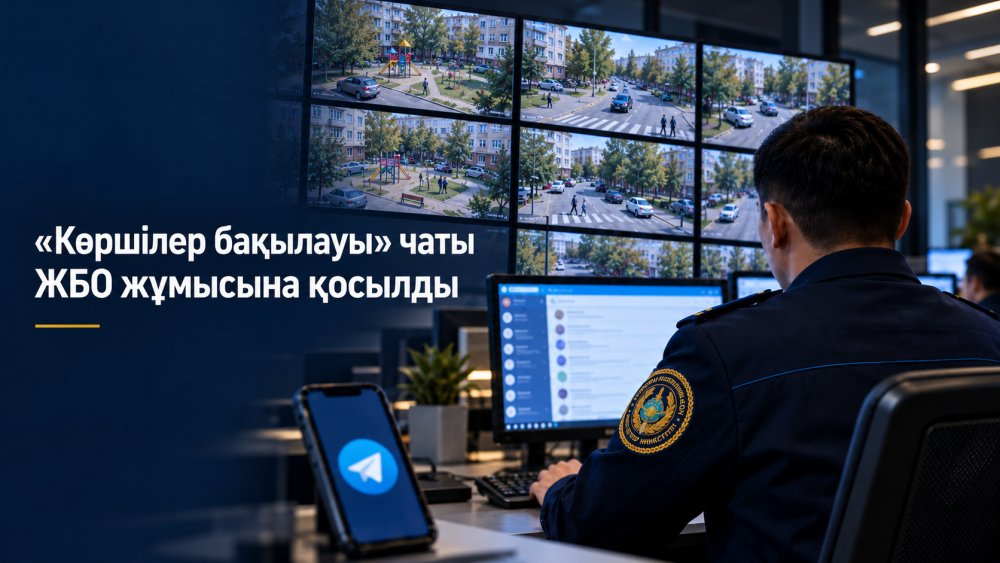 «Көршілер бақылауы» чаты Жедел басқару орталығының жұмысына қосылды
