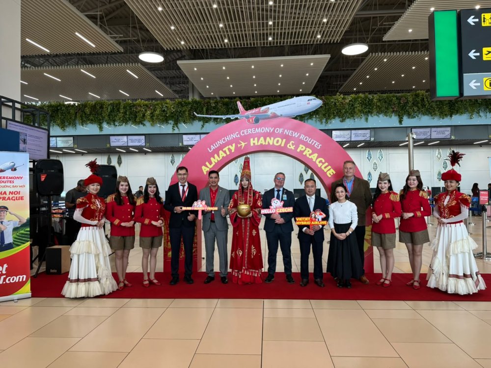 VietJet Air Ханой – Алматы – Прага жаңа әуе бағытын ашты — Фотосурет 2