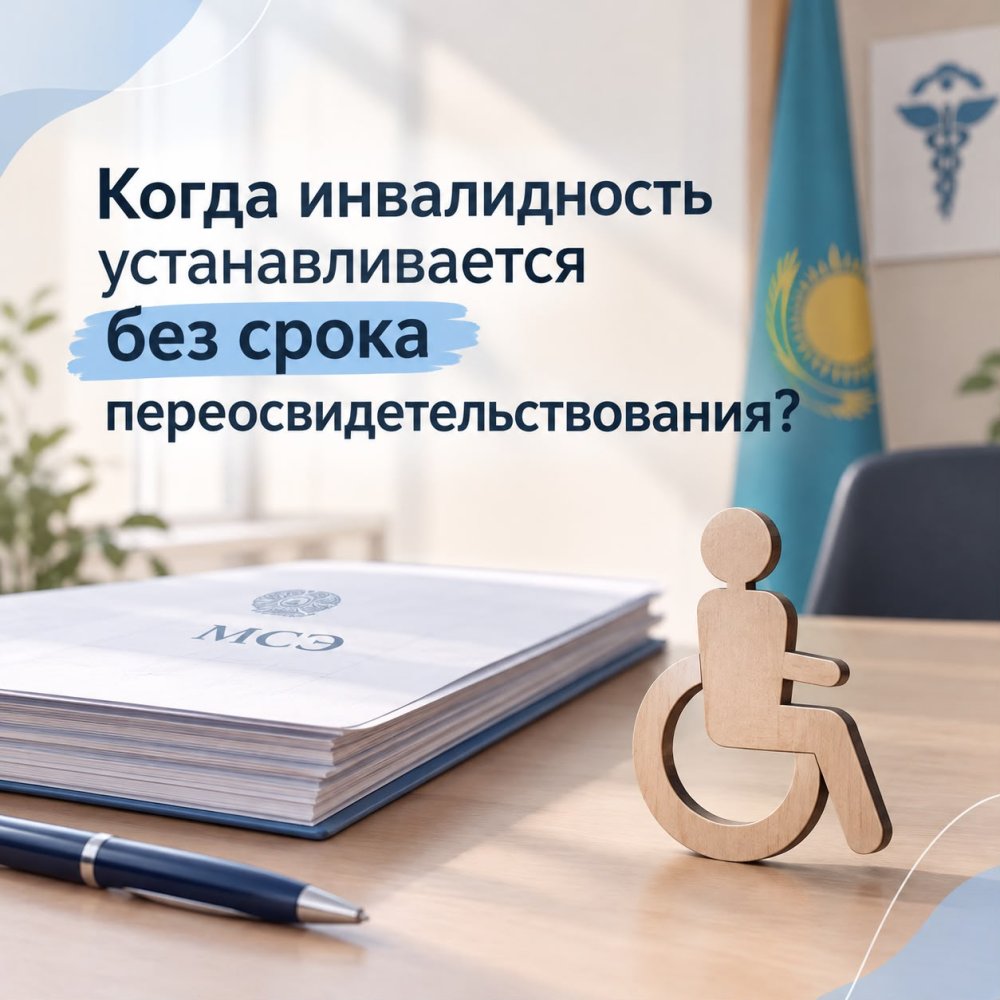 МҮГЕДЕКТІК ҚАНДАЙ ЖАҒДАЙЛАРДА ҚАЙТА КУӘЛАНДЫРУ МЕРЗІМІНСІЗ БЕЛГІЛЕНЕДІ?