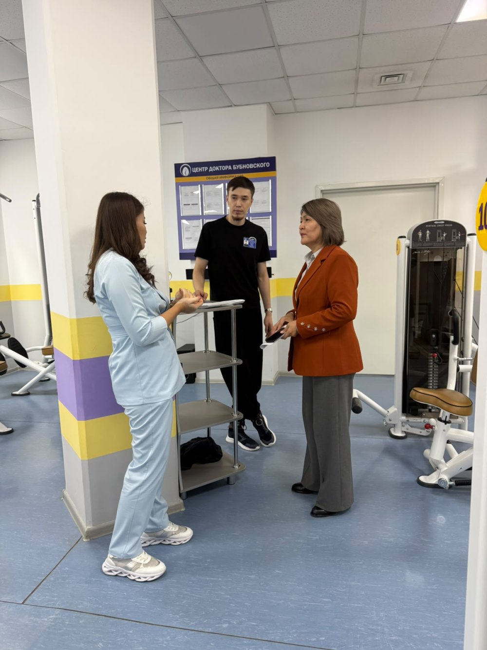 Медициналық-әлеуметтік сараптама бөлімінің мамандары Бубновский дәрігерінің орталығына барды. — Фотосурет 1