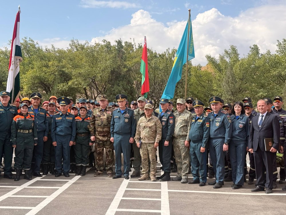 ҰҚШҰ оқу-жаттығуы аясында Қазақстан ТЖМ құтқарушылары жер сілкінісінің салдарын жою әрекеттерін пысықтауда — Фотосурет 11