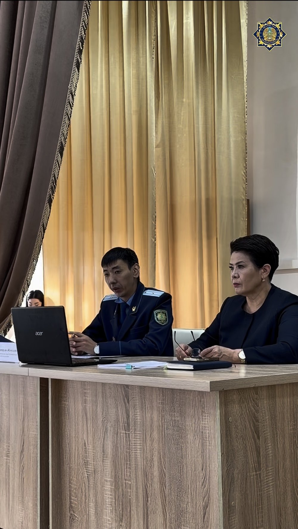 Солтүстік Қазақстан облысында жастар арасындағы құқық бұзушылықтардың алдын алу мақсатында студенттерге арналған үлгілі сот процесі өткізілді — Фотосурет 2
