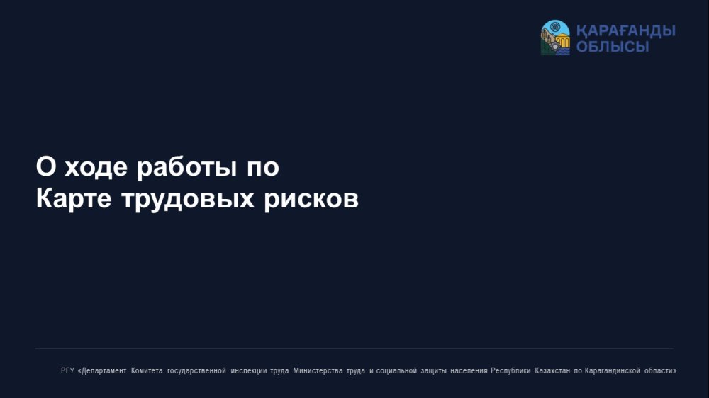 Қарағанды облысында еңбек тәуекелдері картасын іске асыру мәселелері талқыланды — Фотосурет 3