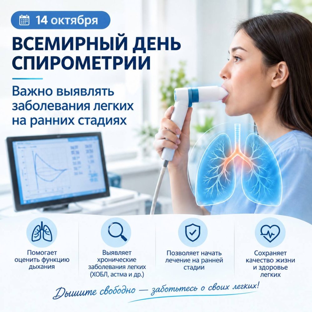 ДҮНИЕЖҮЗІЛІК СПИРОМЕТРИЯ КҮНІ: ӨКПЕ АУРУЛАРЫН ЕРТЕ АНЫҚТАУ МАҢЫЗДЫ