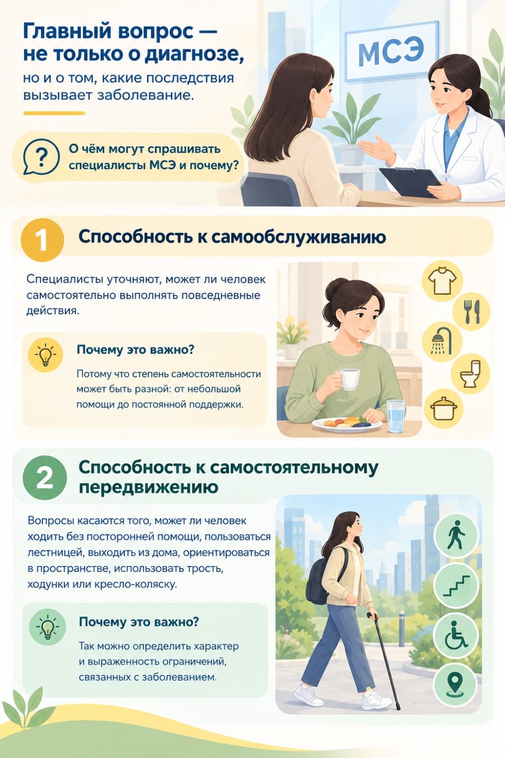 Медициналық-әлеуметтік сараптама кезінде диагнозға, бір қарағанда, қатысы жоқ сұрақтар не үшін қойылады? — Фотосурет 2