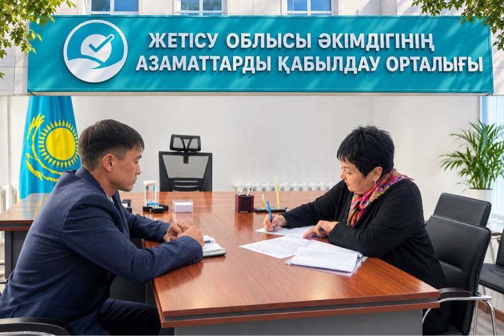 2026 жылғы 14 қазанда Жетісу облысының Азаматтарды қабылдау орталығында департамент басшысы З.Илимжанова азаматтарды жеке қабылдады
