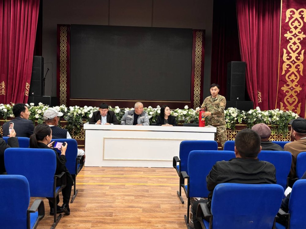 Жамбыл ауданында қазандық қызметкерлерімен профилактикалық жұмыс жүргізілді