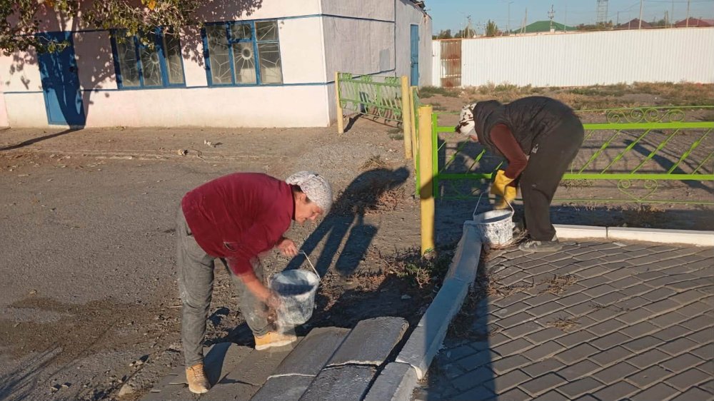 ОРТАЛЫҚ АЛАҢНЫҢ КӨРКІН КЕЛТІРУ ЖҰМЫСТАРЫ ЖҮРГІЗІЛДІ — Фотосурет 3