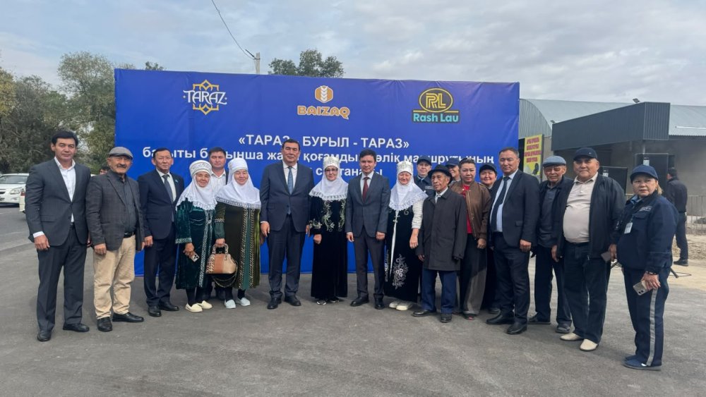 Тараз қаласы мен Байзақ ауданы арасында жаңа бағыт іске қосылды — Фотосурет 3