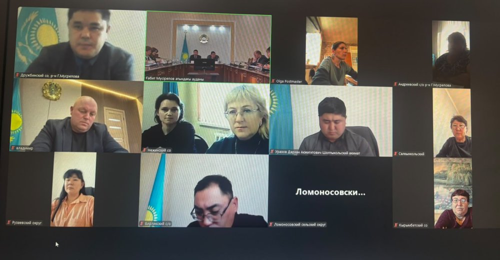 олтүстік Қазақстан облысы бойынша Қазақстан Республикасы Мемлекеттік қызмет істері агенттігі департаментінің өкілдері ауданға жұмыс сапарымен келді. — Фотосурет 3