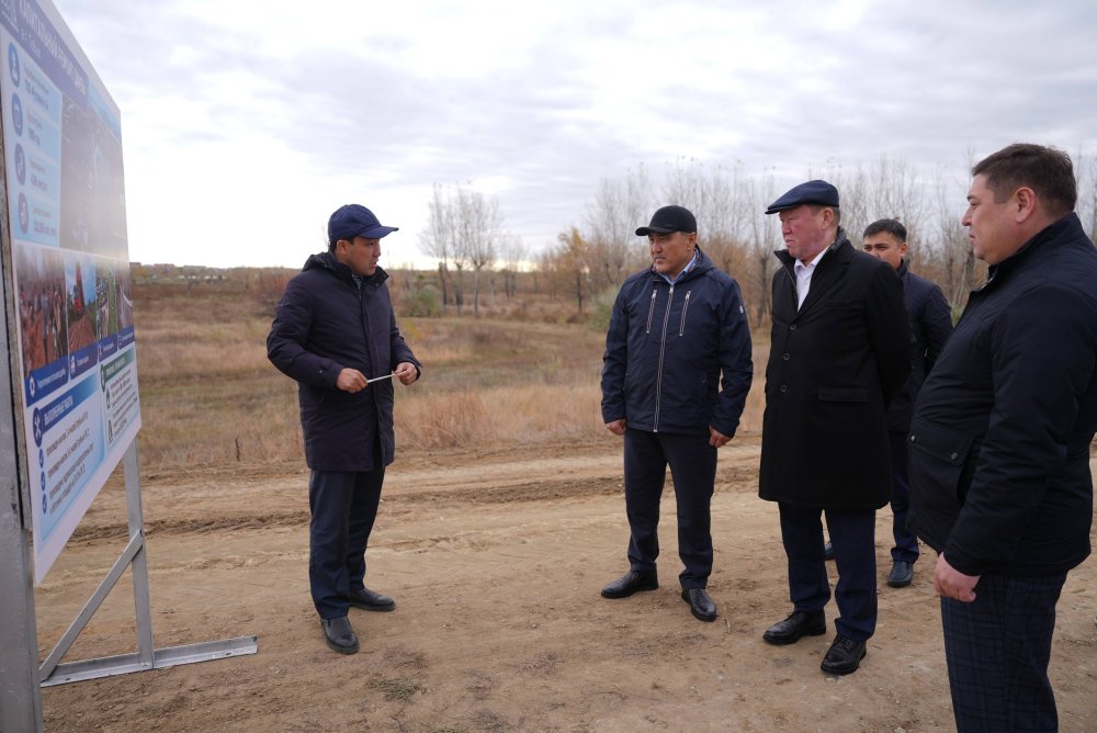 Су ресурстары және ирригация министрі Қостанай облысындағы ірі су қоймаларының су тасқыны кезеңіне дайындығын тексерді — Фотосурет 1