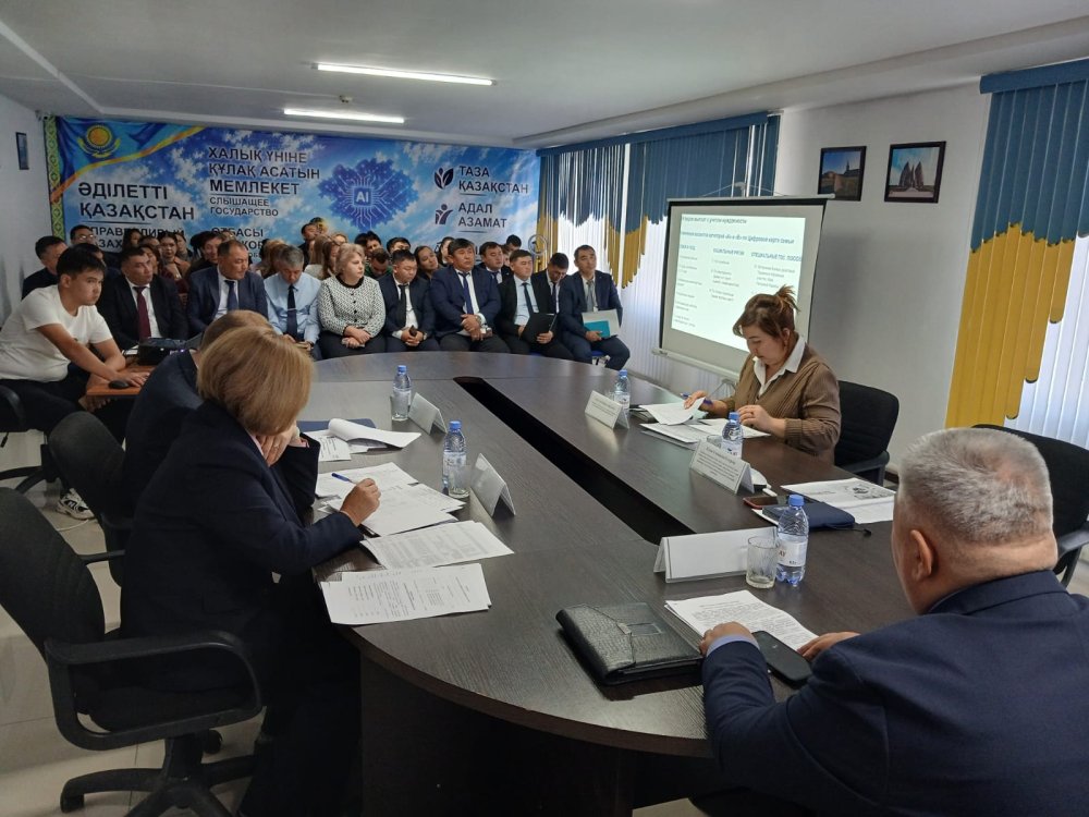 Айыртау ауданында әлеуметтік қолдау шараларын ұсынудың жаңа тәсілдері талқыланды. — Фотосурет 3