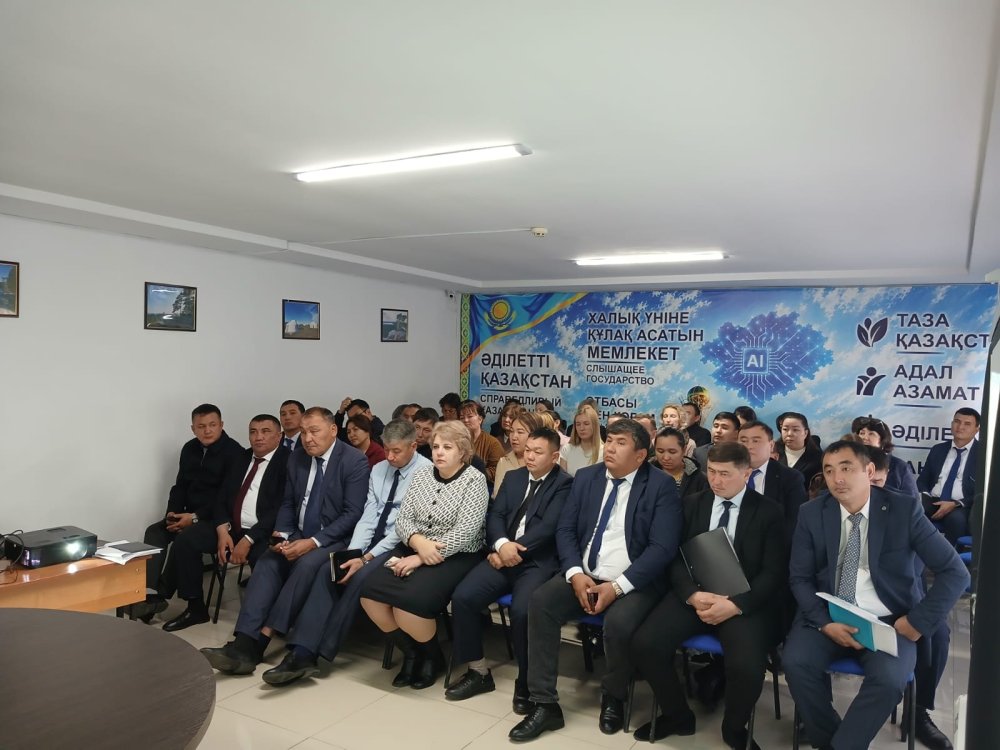 Айыртау ауданында әлеуметтік қолдау шараларын ұсынудың жаңа тәсілдері талқыланды. — Фотосурет 4